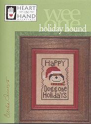 Heart In Hand Needleart - Wee One - Holiday Hound MAIN