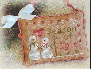 Little House Needleworks - 2012 Ornament #11 -  Season of Love MAIN