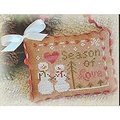 Little House Needleworks - 2012 Ornament #11 -  Season of Love THUMBNAIL