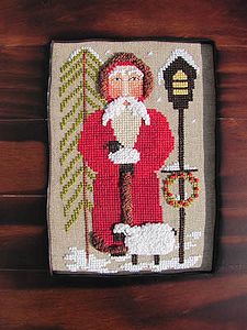 By The Bay Needleart - Santa Tending The Sheep MAIN