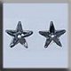 12165 Glass Treasures Sm 5 Pnt Star 8mm (Qty 2) MAIN