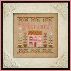 Country Cottage Needleworks - Cottage of the Month - February Cottage THUMBNAIL