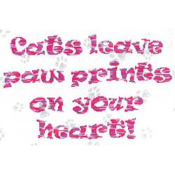 X's & Oh's - Paw Prints MAIN