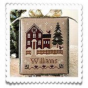 Little House Needleworks - Hometown Holiday Series - #1 My House THUMBNAIL