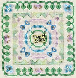 Elizabeth's Designs - Little Leaf Designs - Butterfly Square MAIN