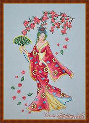 Cross Stitching Art - Sakura Blossom MAIN
