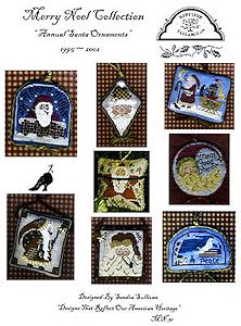 Homespun Elegance - Merry Noel Collection - Annual Santa Ornaments 1995-2002 MAIN