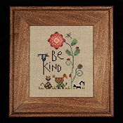 Heart In Hand Needleart - Be Kind THUMBNAIL