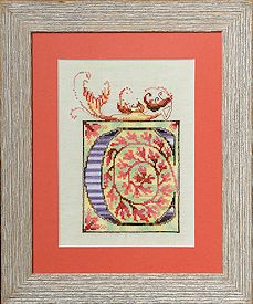 Nora Corbett - Letters From Mermaids - Letter C Cross Stitch