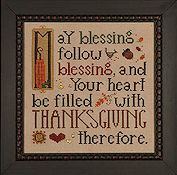 Heart In Hand Needleart - Thanksgiving Blessing THUMBNAIL