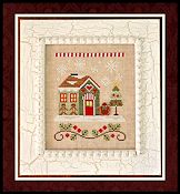 Country Cottage Needleworks - Santa's Village - Gingerbread Emporium THUMBNAIL