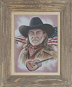 Cody Country Cross Stitch - Willie Nelson American Legend THUMBNAIL