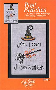 Sue Hillis Designs - Post Stitches - Drive A Stick MAIN