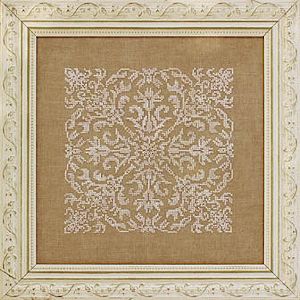 Ink Circles - Damask Square MAIN