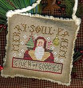 Homespun Elegance - 2013 Santa Ornament - Merry, Merry Soul THUMBNAIL