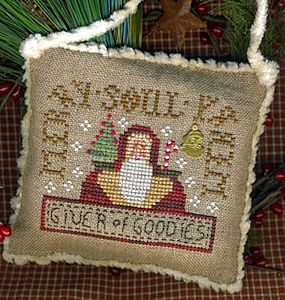 Homespun Elegance - 2013 Santa Ornament - Merry, Merry Soul MAIN