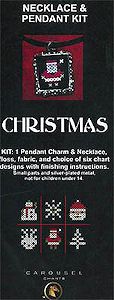 Carousel Charts - Christmas Necklace & Pendant Kit MAIN