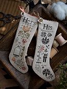 Plum Street Samplers - His & Hers Thanksgiving Stockings THUMBNAIL