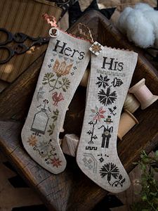 Plum Street Samplers - His & Hers Thanksgiving Stockings MAIN