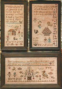 Heartstring Samplery - Three Little Proverbs Cross Stitch