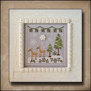 Country Cottage Needleworks - Frosty Forest #2 - Snowy Deer MAIN