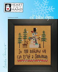 Heart In Hand Needleart - Ol' Blue Eyes MAIN