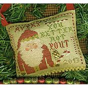 Homespun Elegance - Merry Noel Collection - Avery's Ornament - 2013 You Better Not Pout THUMBNAIL