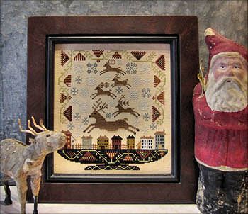 Kathy Barrick - Reindeer Games Cross Stitch