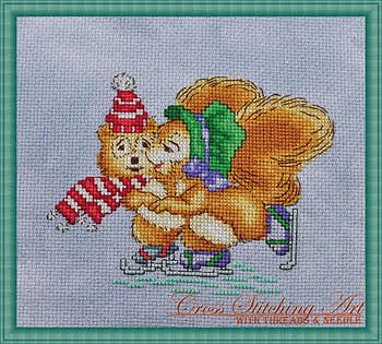 Cross Stitching Art - Winter Joy MAIN