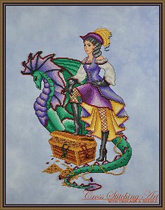 Cross Stitching Art - Margot, The Treasure Keeper MAIN