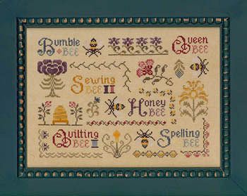 Elizabeth's Designs - Antique Bee Sampler MAIN