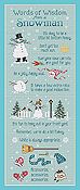 Sue Hillis Designs - Snowman Wisdom THUMBNAIL