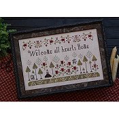 Plum Street Samplers - Welcome All Hearts Home THUMBNAIL