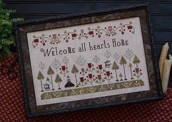 Plum Street Samplers - Welcome All Hearts Home MAIN