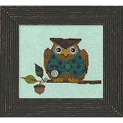 Just Another Button Company - Woodland Whimsy Series #1 Woodland Owl THUMBNAIL