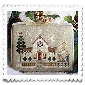 Little House Needleworks - Hometown Holiday Series - #6 Town Church THUMBNAIL