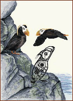 The Stitching Studio - Tufted Puffin MAIN