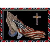 Cody Country Cross Stitch - America's Praying Hands THUMBNAIL