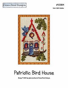 Cross-Point Designs - Patriotic Bird House MAIN