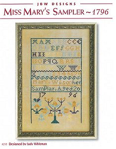 JBW Designs - Miss Mary's Sampler - 1796 MAIN
