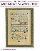 JBW Designs - Miss Mary's Sampler - 1796 THUMBNAIL