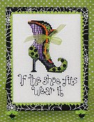 Sue Hillis Designs - Post Stitches - Witch's Shoes (PS175) THUMBNAIL