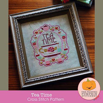 The Frosted Pumpkin Stitchery - Tea Time MAIN