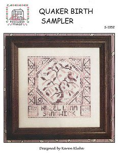 Rosewood Manor - Quaker Birth Sampler MAIN