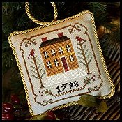 Little House Needleworks - The Sampler Tree Ornament Series - #1 Old Colonial THUMBNAIL