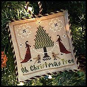 Little House Needleworks - The Sampler Tree Ornament Series - #2 Oh Christmas Tree THUMBNAIL