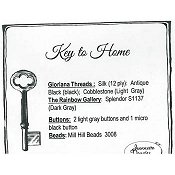 Jeannette Douglas Designs - Key to Home Embellishment Pack THUMBNAIL
