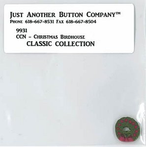 Jabco Button Pack - Country Cottage Needleworks - Classic Collection #9 - Christmas Birdhouse MAIN