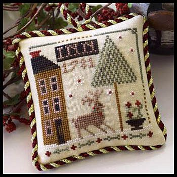 Little House Needleworks - The Sampler Tree Ornament Series - #5 Deer Valley MAIN
