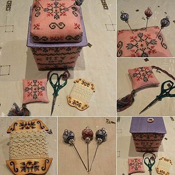 MTV Designs - Treasure Collection - A Little Spring Sewing Basket MAIN